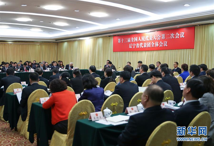 （兩會(huì)）（2）遼寧代表團(tuán)全體會(huì)議向媒體開(kāi)放