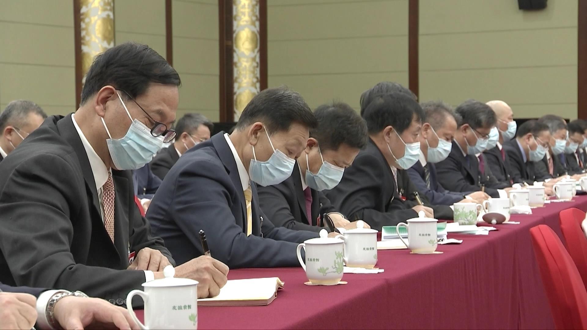 聯(lián)組會現(xiàn)場。（總臺央視記者李輝拍攝）