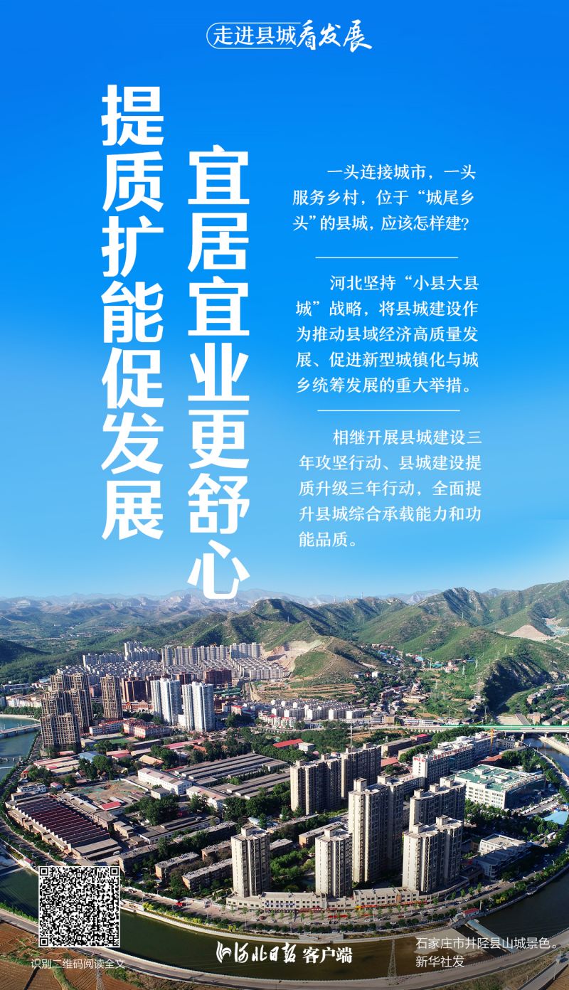走進(jìn)縣城看發(fā)展 | 河北加快推進(jìn)縣城建設(shè)提質(zhì)升級(jí)